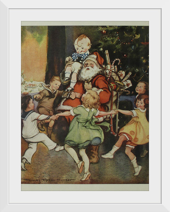 "The Childrens Party Book - Our Christmas Party illustration", Frances Tipton Hunter