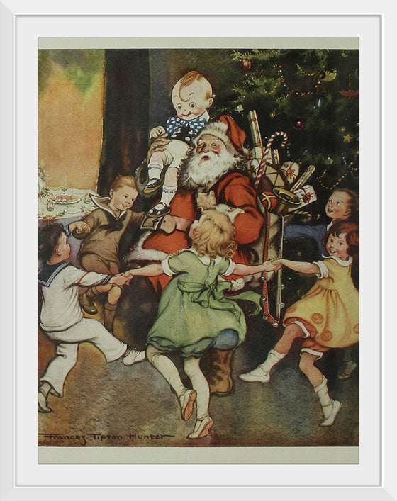 "The Childrens Party Book - Our Christmas Party illustration", Frances Tipton Hunter