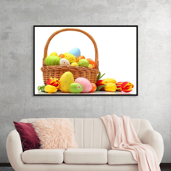 "Easter Eggs Basket"