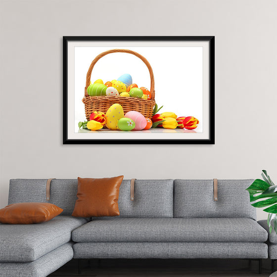 "Easter Eggs Basket"