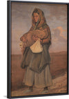 "Tater woman with her child on the heath"