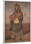 "Tater woman with her child on the heath"