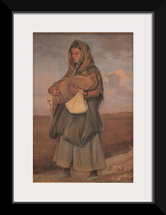 "Tater woman with her child on the heath"