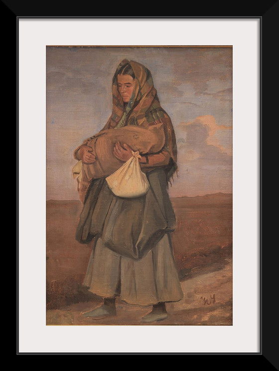 "Tater woman with her child on the heath"