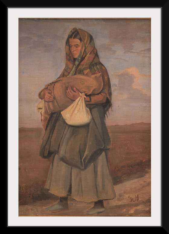 "Tater woman with her child on the heath"