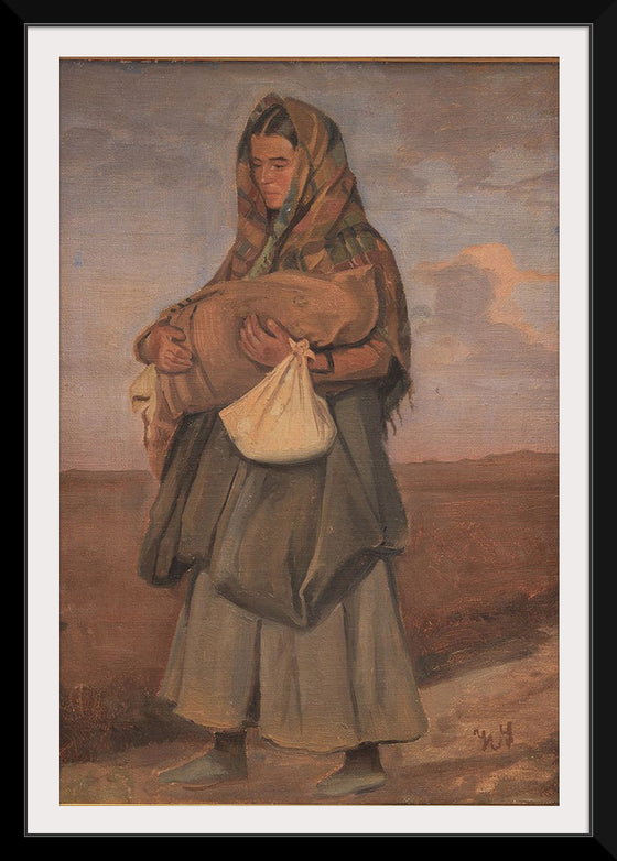 "Tater woman with her child on the heath"