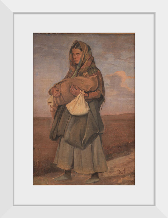 "Tater woman with her child on the heath"