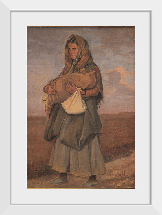 "Tater woman with her child on the heath"