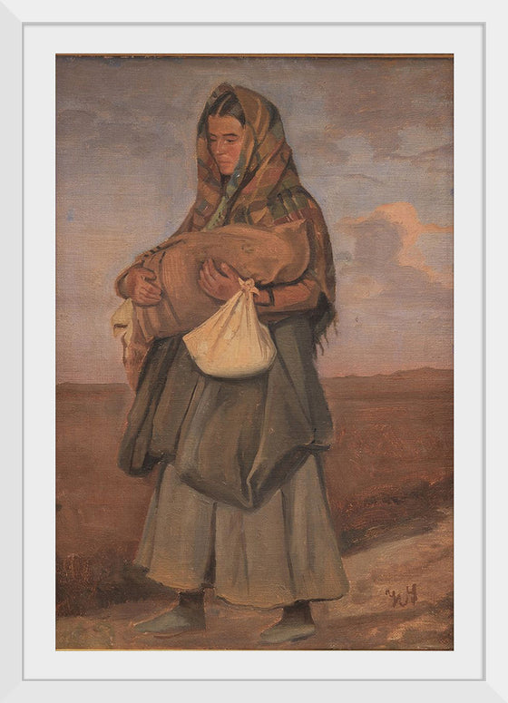 "Tater woman with her child on the heath"