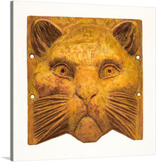  “Cast Iron Cat’s Head” by Jane Iverson is a unique and striking piece of art. The print features a cat’s head made of cast iron, with intricate details and a beautiful patina.
