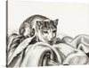 “Cat sitting in a basket (1802)” by Jean Bernard is a beautiful print that captures the essence of a cat’s curiosity. The intricate details of the cat’s fur and the folds of the fabric make this print a must-have for any cat lover. 