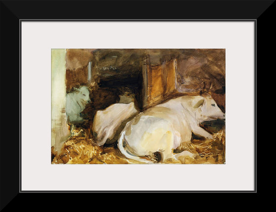 "Three Oxen (ca. 1910)", John Singer Sargent