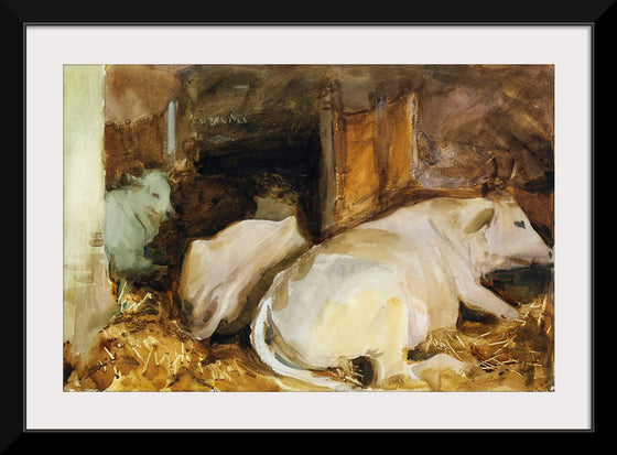 "Three Oxen (ca. 1910)", John Singer Sargent