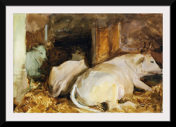 "Three Oxen (ca. 1910)", John Singer Sargent