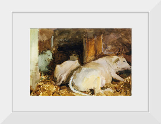 "Three Oxen (ca. 1910)", John Singer Sargent