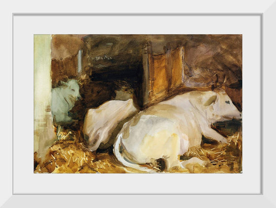 "Three Oxen (ca. 1910)", John Singer Sargent