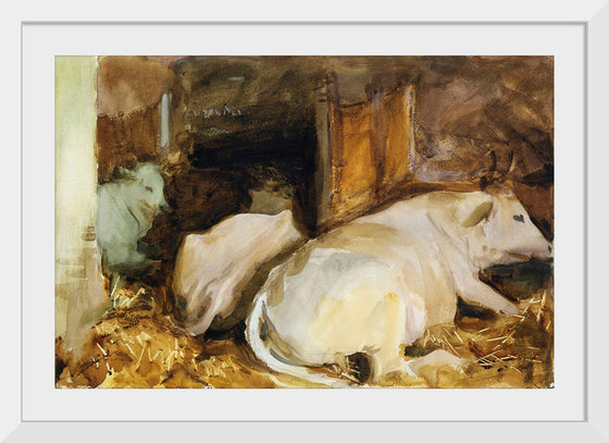 "Three Oxen (ca. 1910)", John Singer Sargent