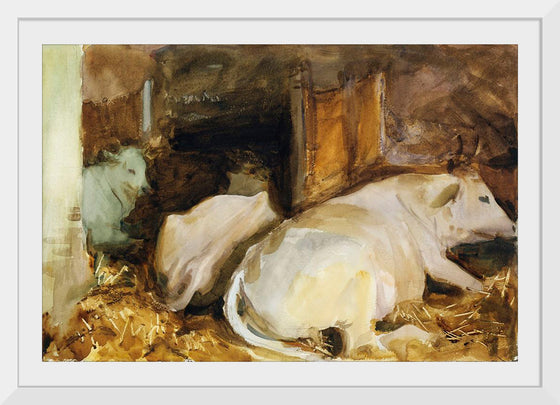 "Three Oxen (ca. 1910)", John Singer Sargent