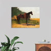 "Saddle Horse in Farm Yard", Winslow Homer
