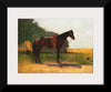 "Saddle Horse in Farm Yard", Winslow Homer