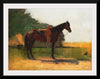 "Saddle Horse in Farm Yard", Winslow Homer