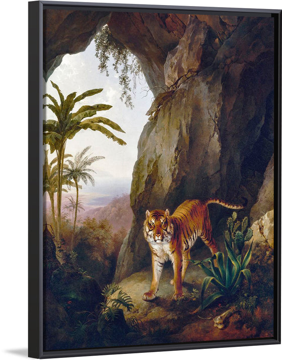 "Tiger in a Cave (ca. 1814)", Jacques-Laurent Agasse