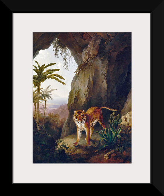 "Tiger in a Cave (ca. 1814)", Jacques-Laurent Agasse