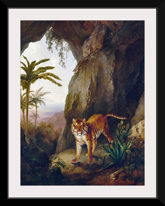 "Tiger in a Cave (ca. 1814)", Jacques-Laurent Agasse