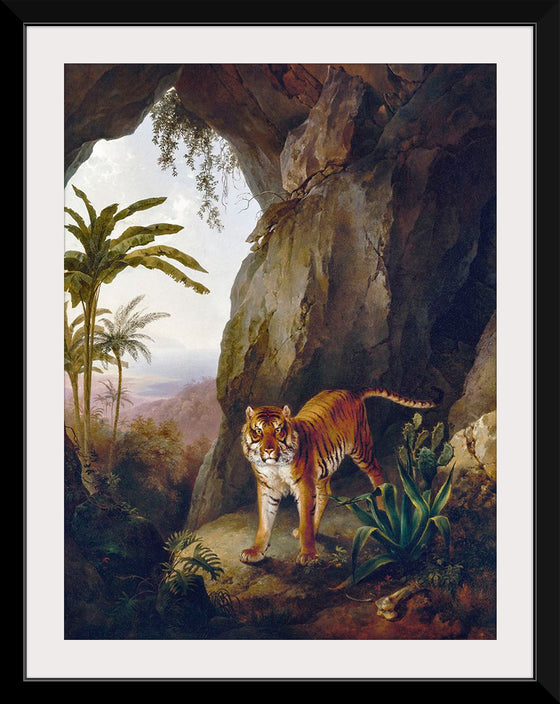 "Tiger in a Cave (ca. 1814)", Jacques-Laurent Agasse