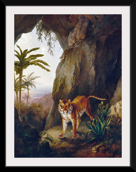 "Tiger in a Cave (ca. 1814)", Jacques-Laurent Agasse