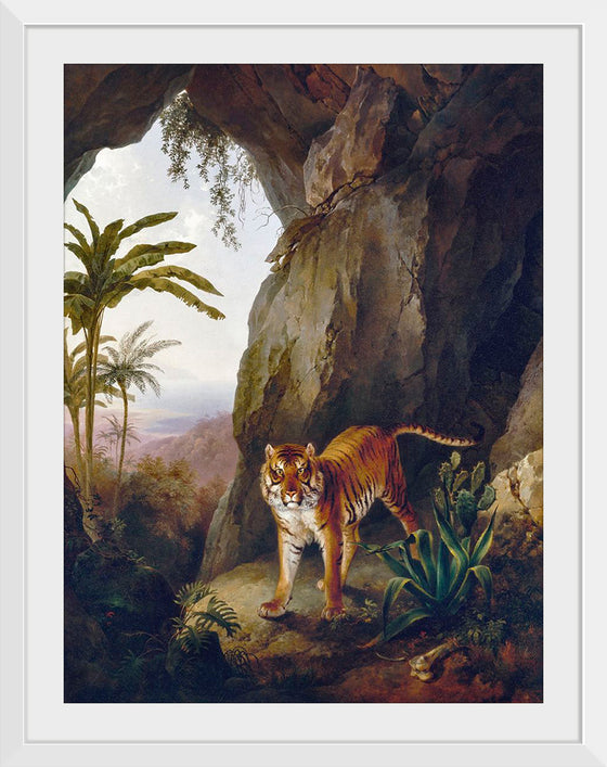 "Tiger in a Cave (ca. 1814)", Jacques-Laurent Agasse