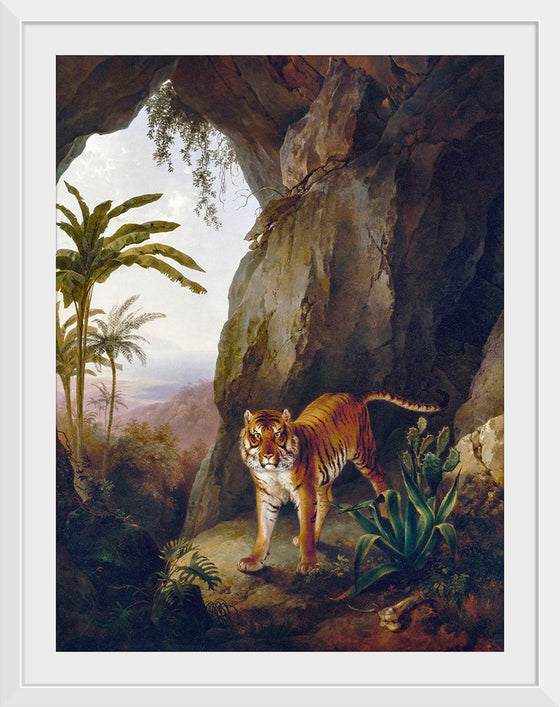 "Tiger in a Cave (ca. 1814)", Jacques-Laurent Agasse