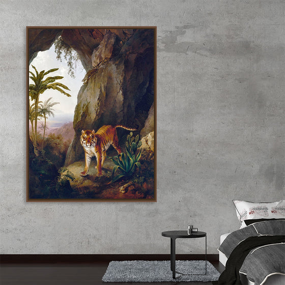 "Tiger in a Cave (ca. 1814)", Jacques-Laurent Agasse