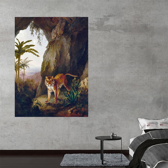 "Tiger in a Cave (ca. 1814)", Jacques-Laurent Agasse