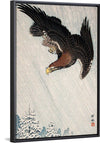 "Eagle Flying in Snow (1933)", Ohara Koson