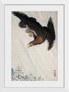 "Eagle Flying in Snow (1933)", Ohara Koson