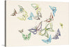 Elevate your space with this exquisite print, capturing the ethereal beauty of butterflies in flight. Each butterfly is meticulously drawn with intricate lines and swirls, their wings boasting a symphony of colors that dance off the canvas. This artwork, a harmonious blend of nature’s elegance and artistic craftsmanship, promises to be a conversation starter, infusing any room with an air of enchantment and sophistication. 