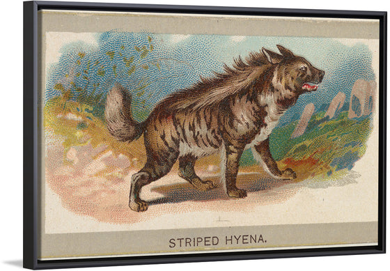 "Striped Hyena, From the Animals of the World Series", Abdul Cigarettes