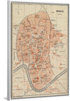 "Map of Krakau in 1895"