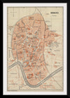 "Map of Krakau in 1895"