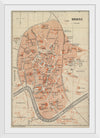 "Map of Krakau in 1895"