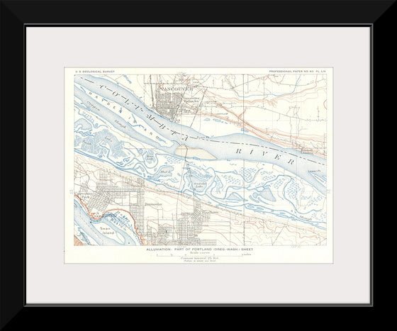 "1909 U.S.G.S. Geological Survey of Vancouver City Henry Gannett"