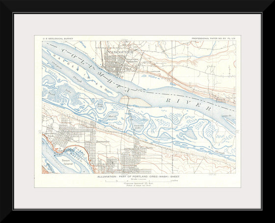 "1909 U.S.G.S. Geological Survey of Vancouver City Henry Gannett"