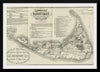 "1888 Historical Map of Nantucket", Ferdinand C. Ewer