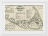 "1888 Historical Map of Nantucket", Ferdinand C. Ewer