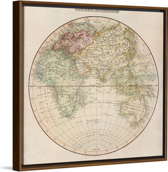"Eastern Hemisphere (1808)", C. Smith