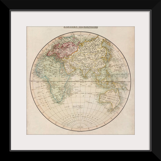 "Eastern Hemisphere (1808)", C. Smith