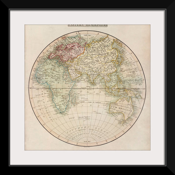 "Eastern Hemisphere (1808)", C. Smith