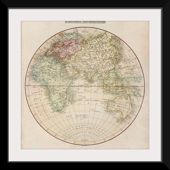 "Eastern Hemisphere (1808)", C. Smith