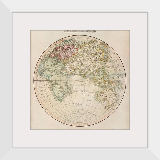 "Eastern Hemisphere (1808)", C. Smith